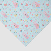 Paashaas in het Boerderij Tissuepapier (Detail)