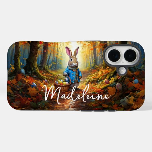 Paashaas in het bos Case-Mate iPhone case (Achterkant (horizontaal))