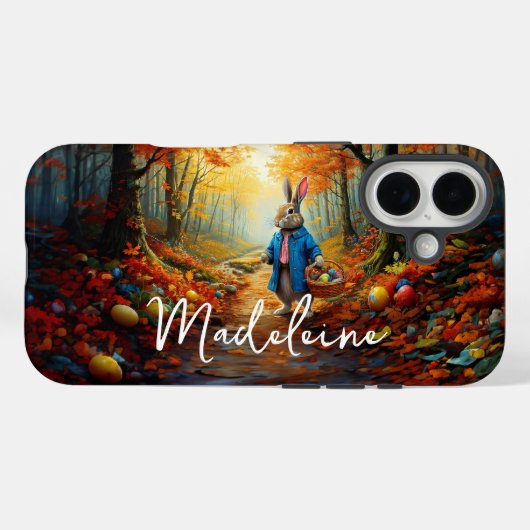 Paashaas in het bos Case-Mate iPhone case (Achterkant (horizontaal))