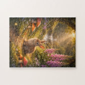 Paashaas in het bos legpuzzel (Horizontaal)