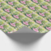 Paashaas in roze tutu cadeaupapier (Hoek)