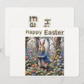 Paashaas  kaart (Voorkant / Achterkant)