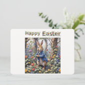 Paashaas  kaart (Staand voorkant)