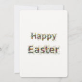 Paashaas  kaart (Achterkant)