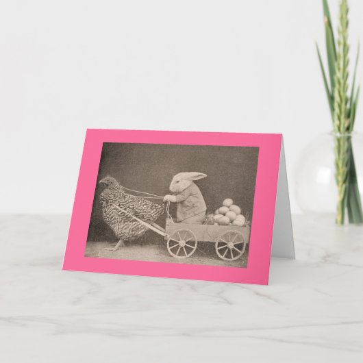  paashaas Kaart voor kinderen (Voorkant)