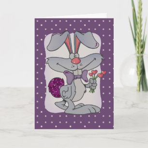 Paashaas Kaarten: Tuxedo Bunny Feestdagen Kaart