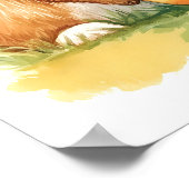 Paashaas Kerk Waterverf Tekening Poster (Hoek)