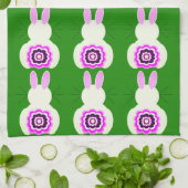 Paashaas keukenhanddoeken (Gevouwen)