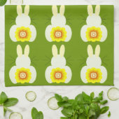 Paashaas keukenhanddoeken (Gevouwen)