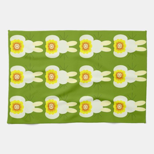 Paashaas keukenhanddoeken (Horizontaal)