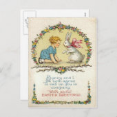  Paashaas & Kind Paas Kaart (Voorkant / Achterkant)