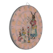 Paashaas Kip Bunny Eieren Dartbord (Voorkant Links)