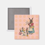 Paashaas Kip Bunny Eieren Magneet (Voorkant / Achterkant)