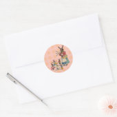 Paashaas Kip Bunny Eieren Ronde Sticker (Envelop)