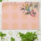 Paashaas Kip Bunny Eieren Theedoek (Gevouwen)