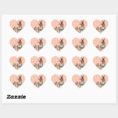 Paashaas Kip Konijn Eieren Hart Sticker (Vel)