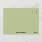 Paashaas Kippenzand Gnome Pasen Briefkaart (Achterkant)