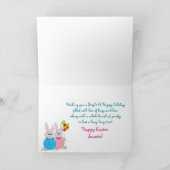 Paashaas - Kleindochter - Fun Feestdagen Kaart (Binnen)