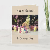 Paashaas & kleine helpers kaart (Voorkant)