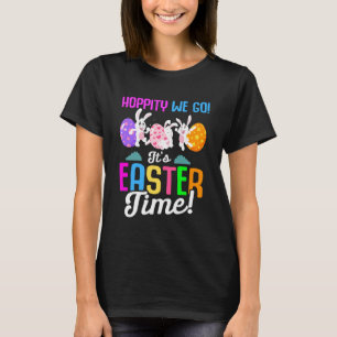 Paashaas Kleurrijke Paasei Jacht Konijn Eg T-shirt