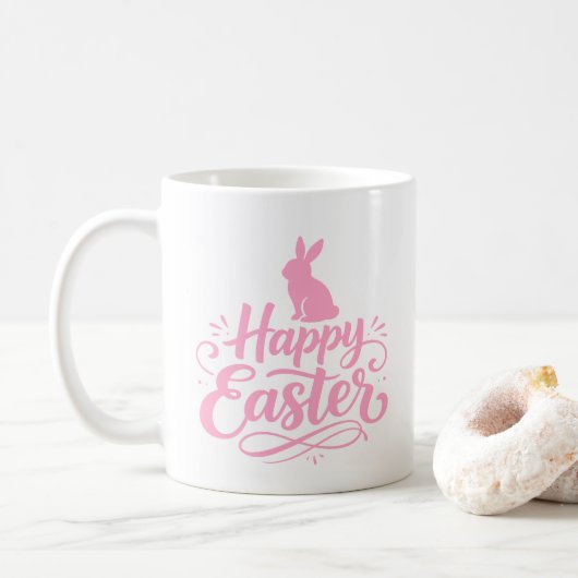 Paashaas  koffiemok (Met donut)