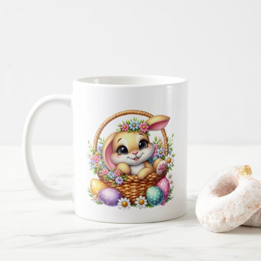 Paashaas koffiemok (Met donut)