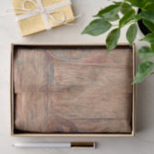 Paashaas Konijn Bruin Houtnerf Kunstschets Tissuepapier (Geschenk)