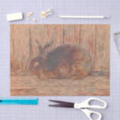 Paashaas Konijn Bruin Houtnerf Kunstschets Tissuepapier (Craft)