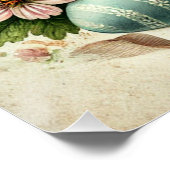  Paashaas Konijn Ei Waterverf Perfect Poster (Hoek)