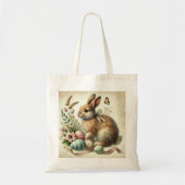  Paashaas Konijn Ei Waterverf Tote Bag (Voorkant)