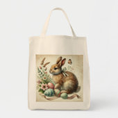  Paashaas Konijn Ei Waterverf Tote Bag (Voorkant)