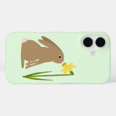 Paashaas Konijn en narcis bloem Case-Mate iPhone Case (Achterkant (horizontaal))