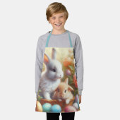 Paashaas konijn Kinder Schort (Gedragen)