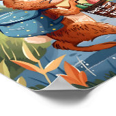 Paashaas konijn - Paasei-eierjacht Poster (Hoek)