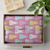 Paashaas Konijn patroon Tissuepapier (Geschenk)