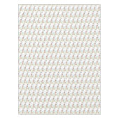 Paashaas konijntje konijntjes Waterverf bloemig Tafelkleed (Voorkant)