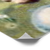 Paashaas Kuiken Gekleurde Geschilderde Eier Geit Poster (Hoek)