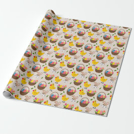 Paashaas & kuiken inpakpapier