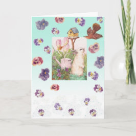 Paashaas Kuikens Pasen Joy GROETJES Feestdagen Kaart