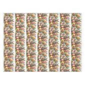  paashaas lente bloemen tafelkleed (Voorkant (Horizontaal))