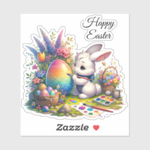 Paashaas Lente Feestvreugde Leuk Sticker