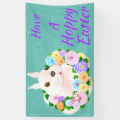 Paashaas Lente Tuin Spandoek (Verticaal)