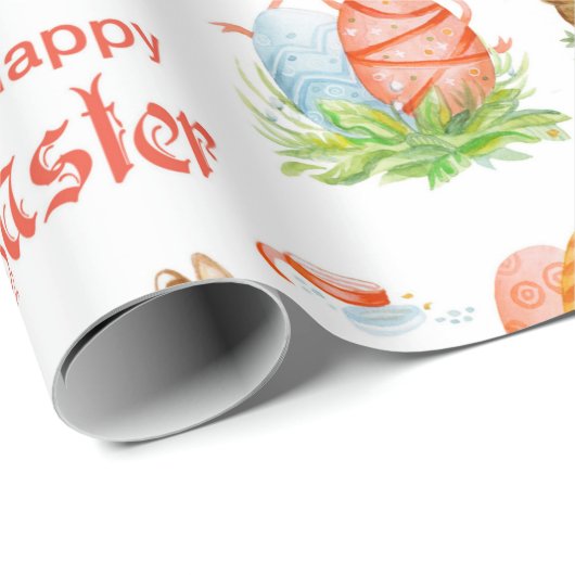 paashaas manden cadeaupapier (Rol Hoek)