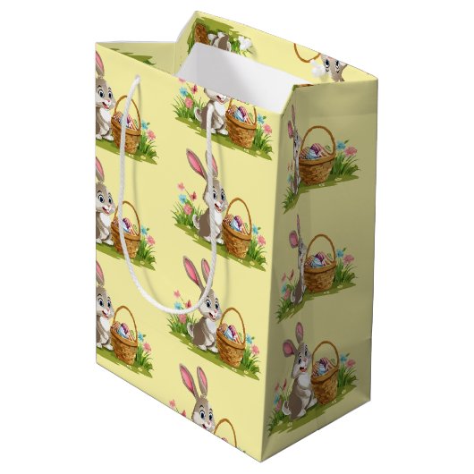 Paashaas Medium Cadeauzakje (Achterkant Gekanteld)