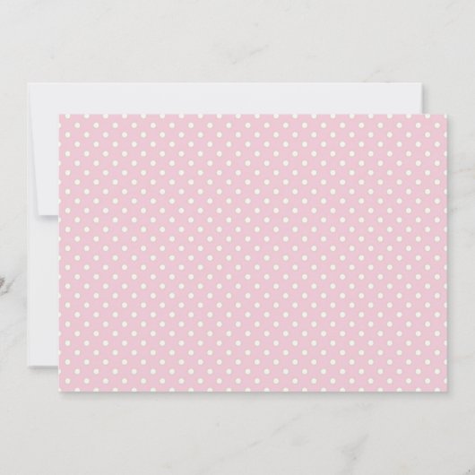 Paashaas Meisje Eerste Verjaardag Foto Uitnodiging (Achterkant)