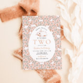 Paashaas Meisjes 2e verjaardag Uitnodiging