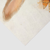  paashaas met beschilderd ei en wilde bloem tissuepapier (Detail)