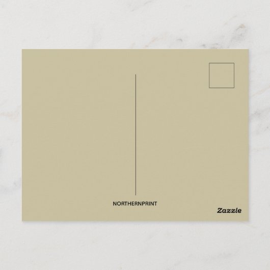  paashaas met blauwe bloemen briefkaart (Achterkant)