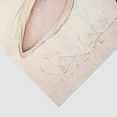 paashaas met bloemenei en vlinders tissuepapier (Detail)