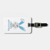 Paashaas met een strik Stropdas Bagagelabel (Voorkant horizontaal)